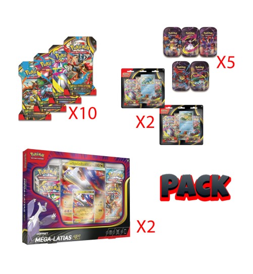 Pack Coffrets Méga Evolution - 30 boosters ME01