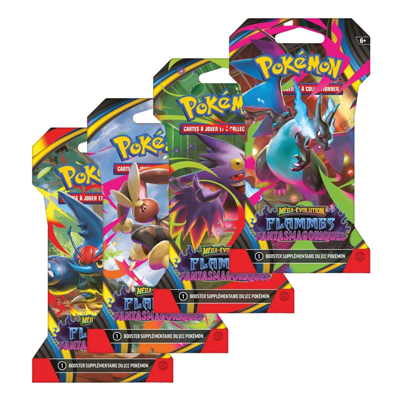 Boosters sous blisters ME02 – Flammes Fantasmagoriques