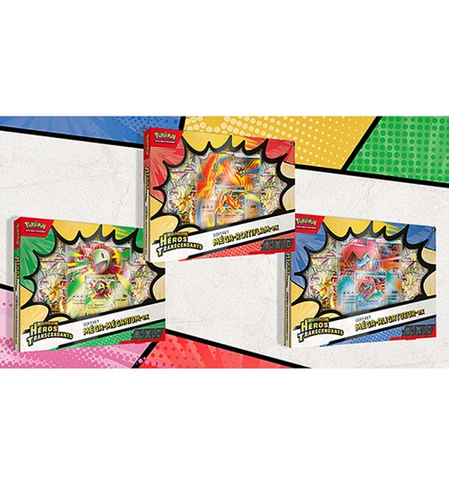 Coffret Méga-Méganium / Méga-Roitiflam / Méga-Aligatueur