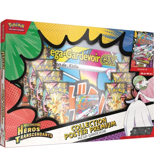 Coffret Poster Premium Méga-Lucario / Méga-Gardevoir ME2.5