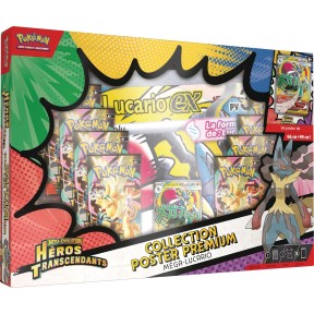 Coffret Poster Premium Méga-Lucario ou Méga-Gardevoir - 10 Boosters
