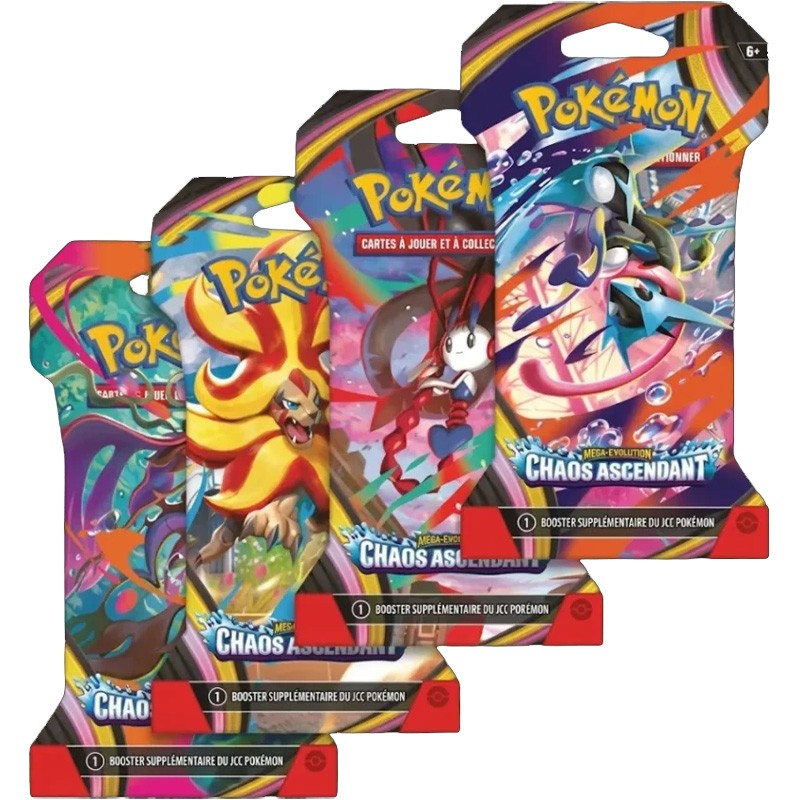 Boosters sous blisters ME04 – Chaos Ascendant Boosters sous blisters ME04 – Chaos Ascendant