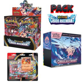 Pack Ultra Chaos Ascendant (Display + ETB + Tripack)
