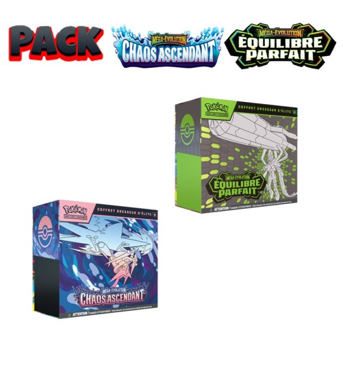 Pack Coffrets Dresseur d'Elite ME03 + ME04 - ETB