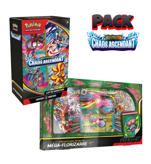 Pack Pokémon Méga-Zygarde-ex + Bundle 6 Boosters ME04
