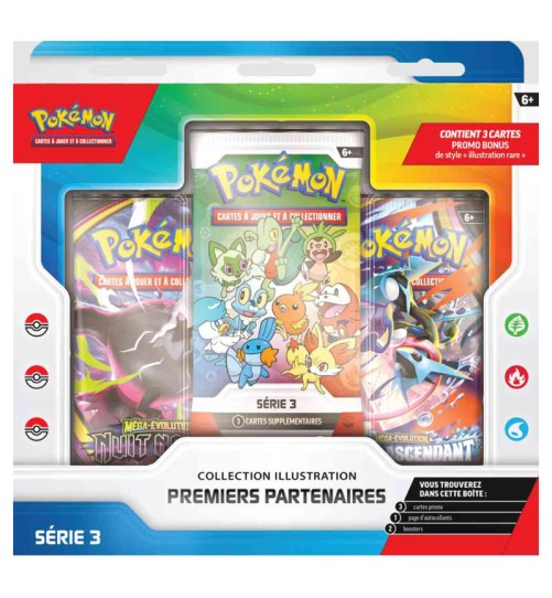 Coffret Illustration Premiers Partenaires - Série 3