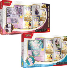 Coffret Figurine 30ᵉ Anniversaire Pokémon - Mew ou Mewtwo
