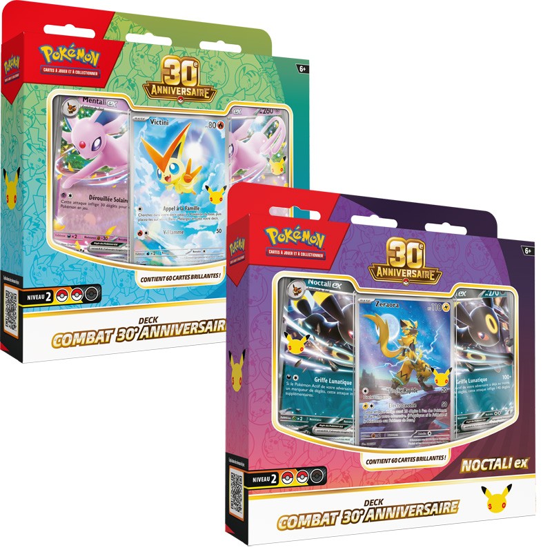 Deck Combat 30ᵉ Anniversaire Mentali ou Noctali Deck Combat 30ᵉ Anniversaire Mentali ou Noctali
