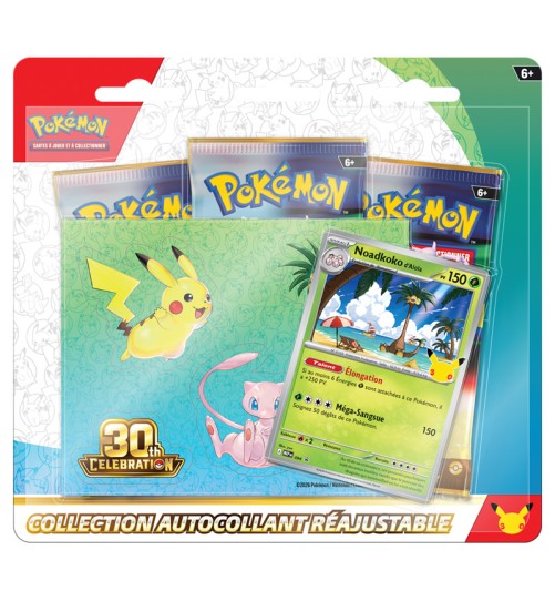 Collection Autocollant 30ᵉ Anniversaire - Lucario ou Noadkoko