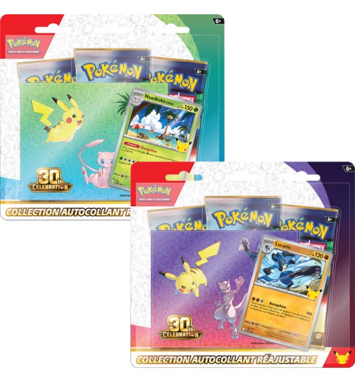 Collection Autocollant 30ᵉ Anniversaire - Lucario ou Noadkoko