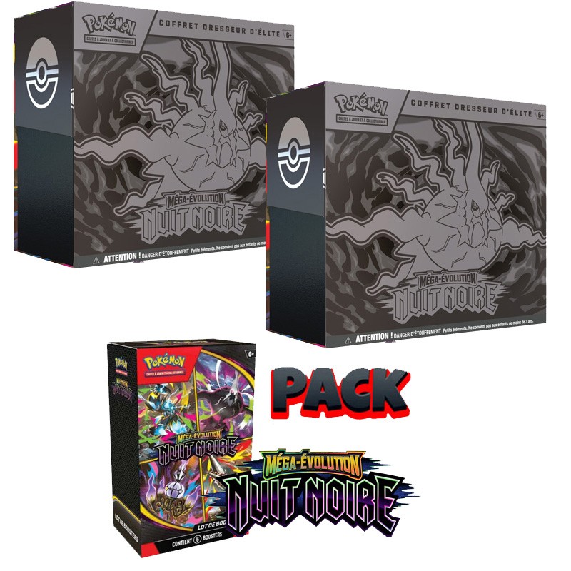 Pack 1 Nuit Noire - ME05 : 2 ETB + 1 Bundle