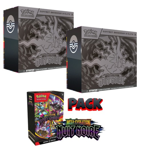 Pack 1 Nuit Noire - ME05 : 2 ETB + 1 Bundle