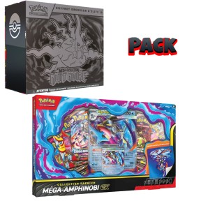 Pack 2 Nuit Noire - ME05 : 1 ETB + 1 Coffret Méga-Amphinobi