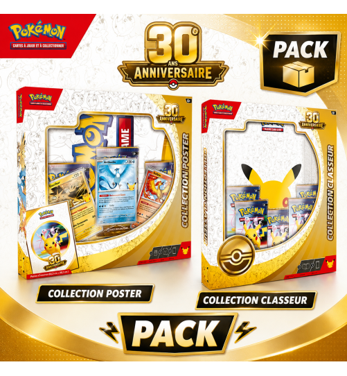 Pack cartes Pokémon 30 ans