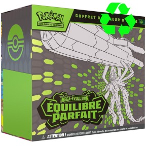 Coffret Dresseur d’Élite ME03 – ETB Équilibre Parfait (Scellage Déchiré)