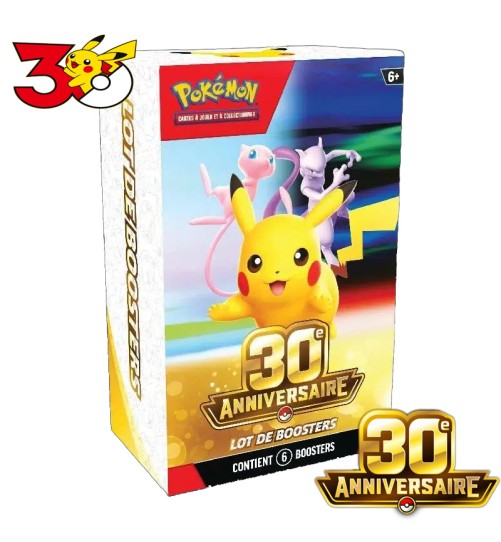 Bundle 6 boosters 30ᵉ Anniversaire