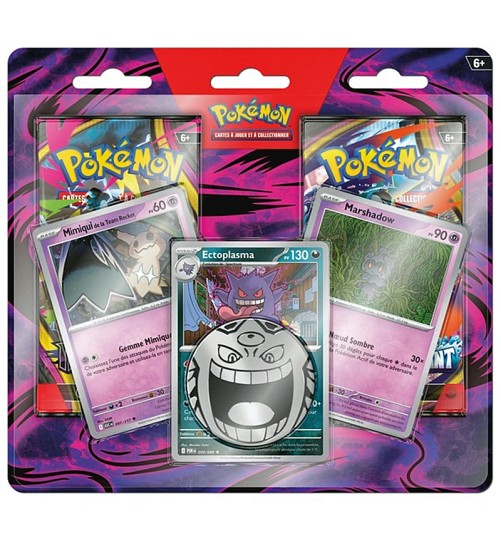 Duopack Mimiqui Team Rocket, Marshadow & Ectoplasma – 2 Boosters