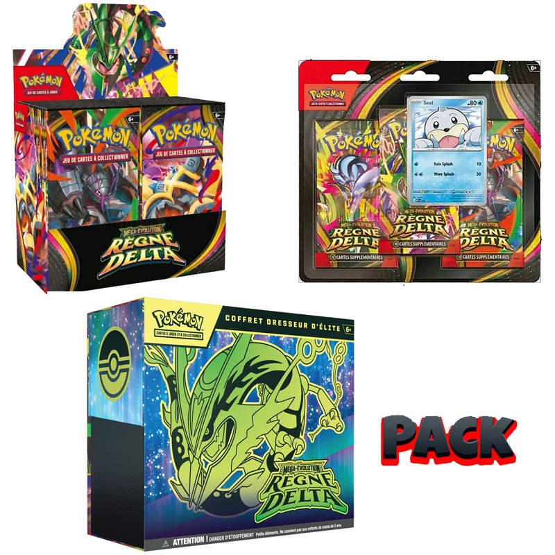 Pack Master Règne Delta (Display + ETB + Tripack) - ME06