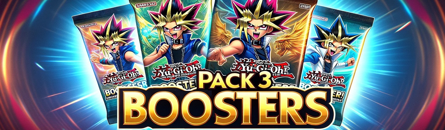 Packs 3 boosters Yu-Gi-Oh : Éditions Spéciales Collectionneurs et Duellistes