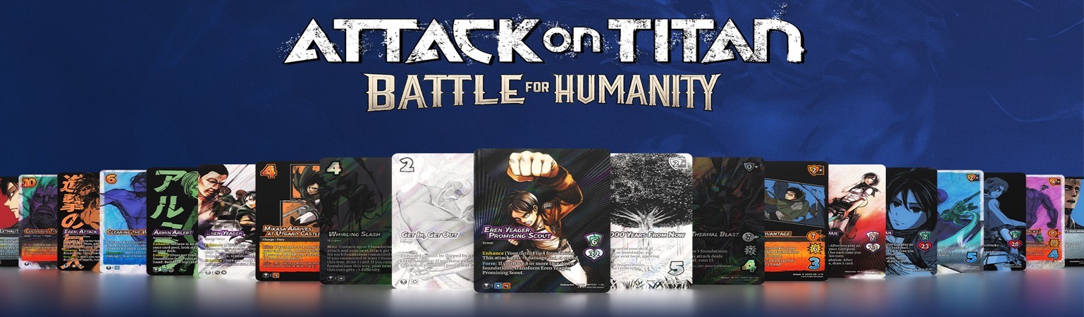 Display Attack on Titan Universus CCG – Boosters et Cartes